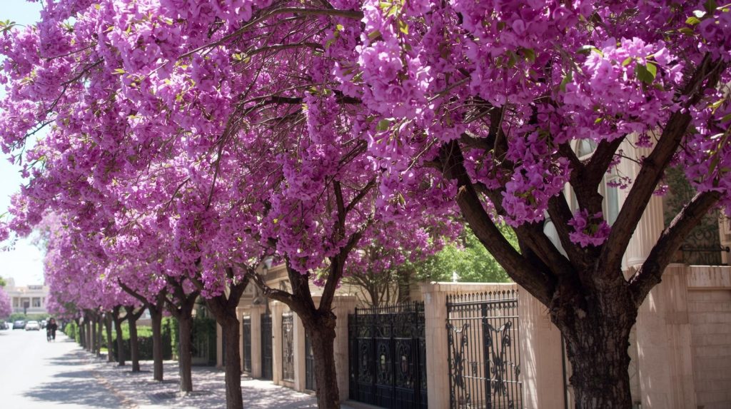 Cây bằng lăng được chăm sóc chu đáo nở rộ tím cả phố